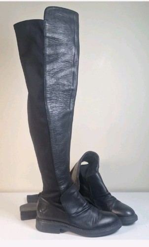Thigh high leather - thigh,