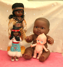 FOUR DOLLS, WHITE KEWPIE