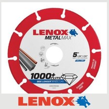 Lenox MetalMax Angle Grinder Grinding Disc Diamond Metal Cutoff Wheel 125 x 22.2