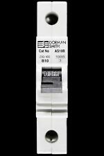 DORMAN SMITH 10 AMP CURVE B 10kA MCB CIRCUIT BREAKER AS10B