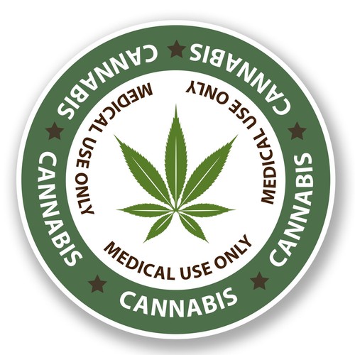 Cannabis vinyl sticker - 2,