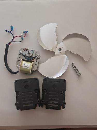Electric fan motor two - fan, motor,