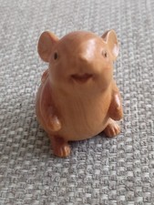 Hand Carved Wooden Mouse