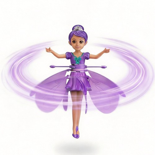 Purple flying fairy - fairy, toy