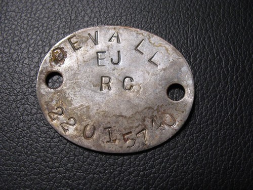 Ww2 dog tag - ww2,