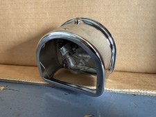 LUCAS ST51 D SHAPED LAMP LUCAS TYPE ST-51 CHROME  MG LAND ROVER, AUSTIN ETC