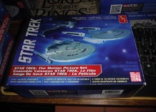 AMT STAR TREK 3 SPACE SHIP SET