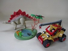 PLAYMOBIL DINOSAUR 9432 VEHICLE WITH STEGOSAURUS