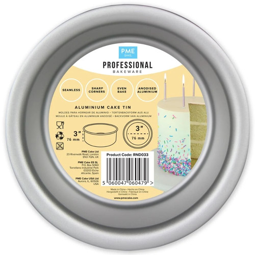 Inch deep round - round, seamless