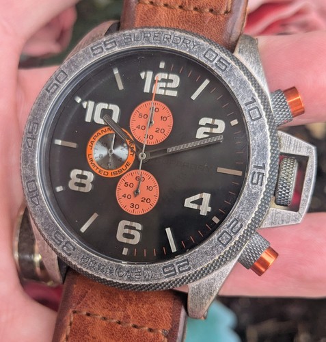 Superdry chronograph watch - chronograph,