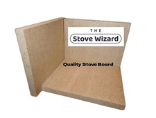 Fire Board  Vermiculite Firebrick 25mm Heat Proof Brick Fireboard Various Sizes