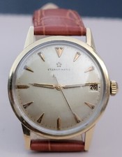 Gents Vintage ETERNA-MATIC Cal 1246 U Gold / Steel  34,5mm case working