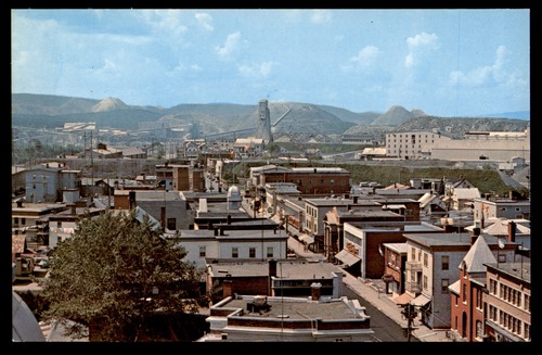 Postcard townscape view - postcard,