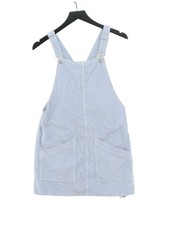 Topshop Pinafore/Dungaree Midi Dress UK10 in Blue