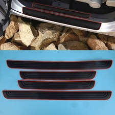 4x/set Rubber Door Step Plate