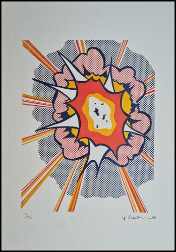 Roy lichtenstein explosion - explosion, 50