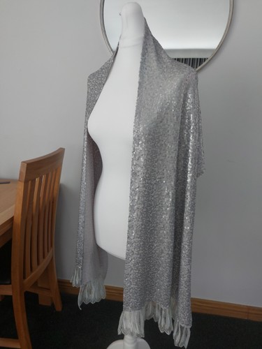 Dreamkeeper scarf shawl silver - shawl,