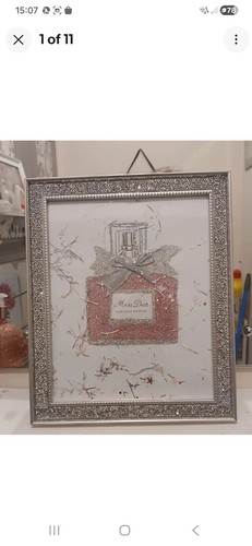 Crushed diamond perfume bottle - crushed,