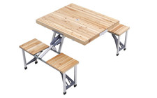 Picnic wooden folding portable - picnic,
