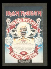 1 x sticker card Iron Maiden The Album Derek Riggs