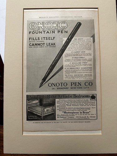 Onoto vintage fountain pen - fountain,