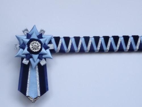 Baby blue navy silver - &,