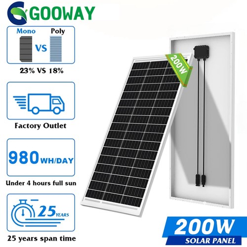 200w 400w 12v mono solar - 400w,