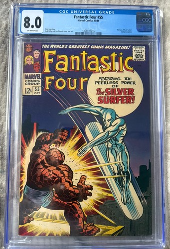 Fantastic four cgc - #55, 8.0