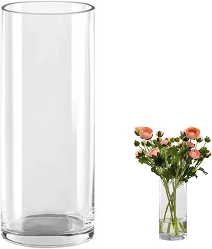 Flower vase clear glass - flower,