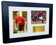 Signed Roy Keane Manchester United Photo Photograph Autographed Picture Frame G