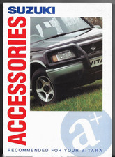 Suzuki Vitara Accessories 1995 UK Market Sales Brochure Soft Top & Estate