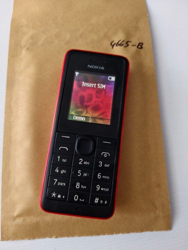 Nokia 106 black - nokia, black/red