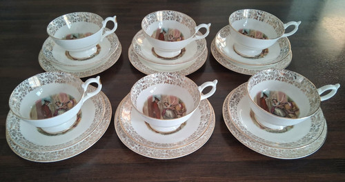 Vintage trio tea set - trio,