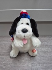 Retro Retired Sing & Dance Friends Musical Movement Christmas Dog Plush Toy