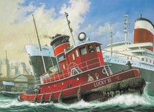 Revell - PORT TUG 1/108 HARBOUR TUG BOAT USA