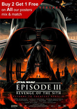 Star Wars Episode III Revenge Of The Sith 20th Anniversary 2025 poster