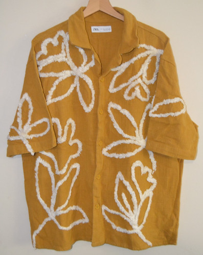 Mens mustard zara floral - mustard,