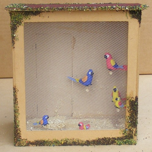 Dolls house natural finish - dolls,