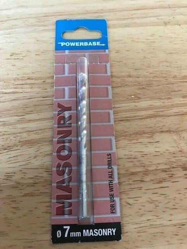 Powerbase 7mm masonry drill - powerbase,