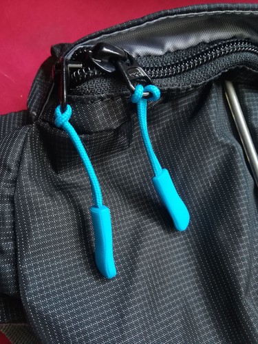 Blue zipper zip - zipper, puller
