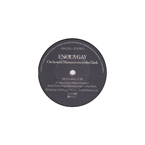 Omd enola gay vinyl - -, 7"