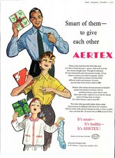 Original 1955 Advert AERTEX