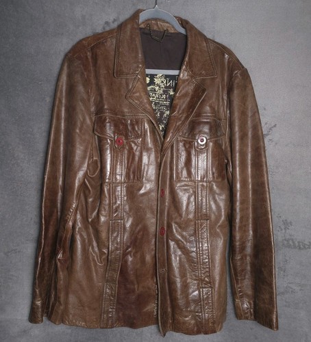 River island leather jacket - river,