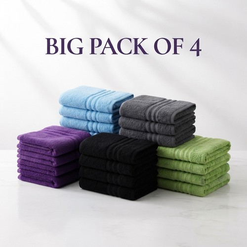 Pack bath towel set - 4x,