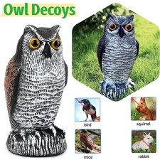 1~2 Pack Owl Decoy Statue