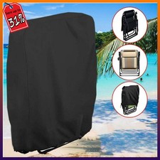 Large Outdoor Garden Folding Reclining Chair Cover Sun Lounger Waterproof Covers