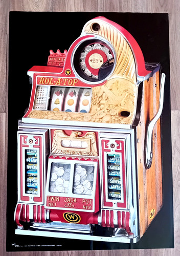 Rol top slot machine 1980 - slot, 1980's