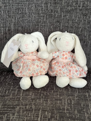 White bunny rabbit pink - m&s,