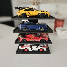 Custom Black Display Stand For Lego Speed Champions Cars