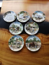 Wedgewood  Decorative Plates Set of 7 Life on the Farm by John L Chapman